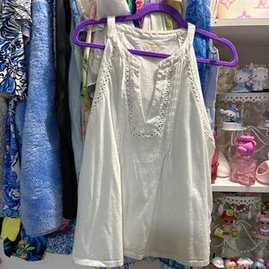 Lilly Pulitzer white top XL